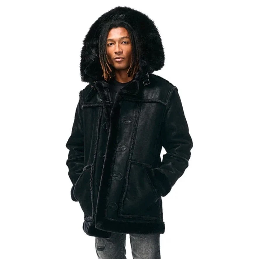 Jordan Craig Denali Shearling Jacket (Black) 91445