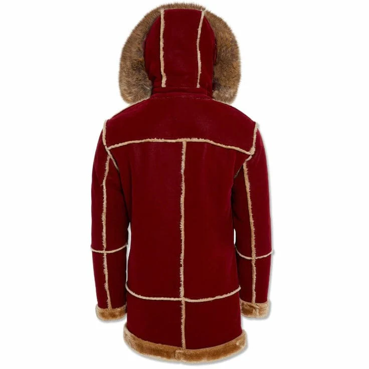 Jordan Craig Denali Shearling Jacket (Burgundy) 91620 - Image 5