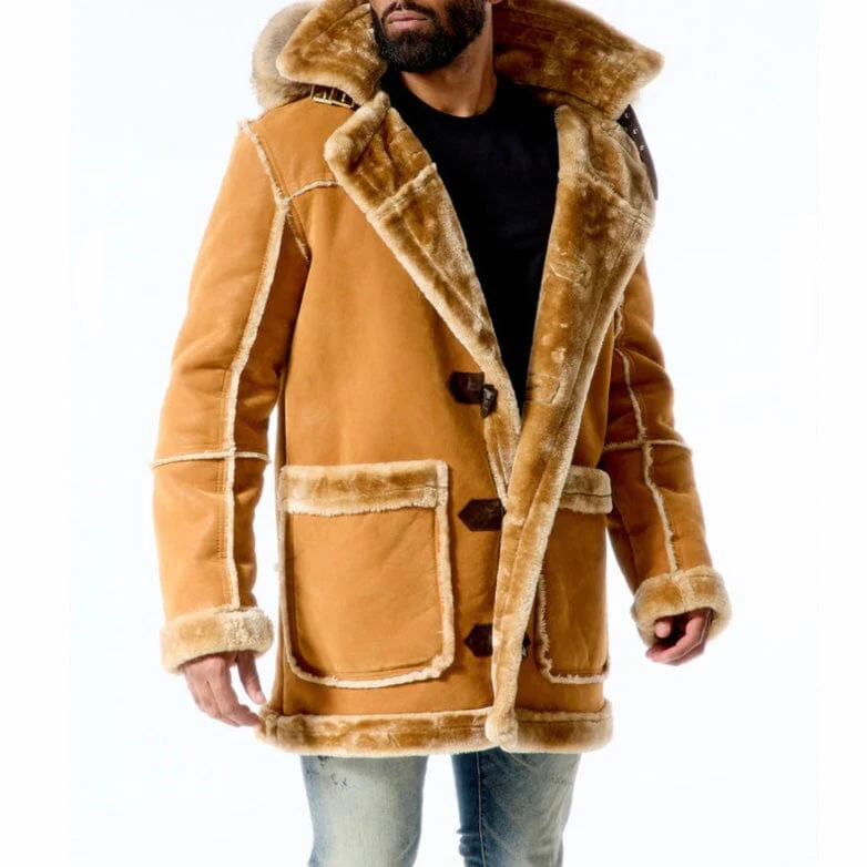 Jordan Craig Denali Shearling Jacket (Cognac) - Image 5