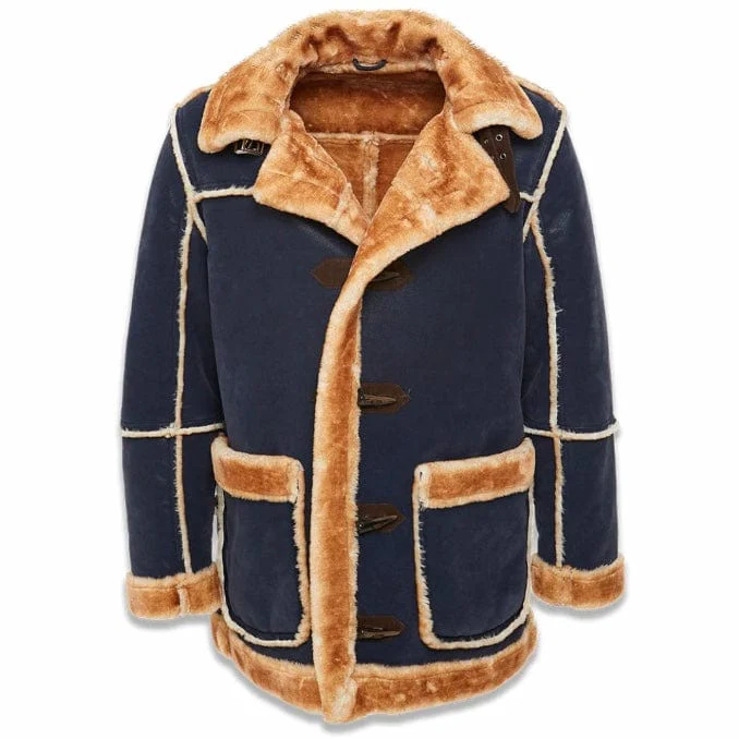Jordan Craig Denali Shearling Jacket (Navy) - Image 3