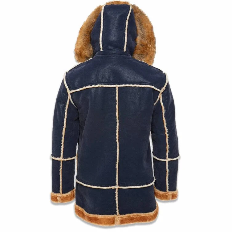 Jordan Craig Denali Shearling Jacket (Navy) - Image 4
