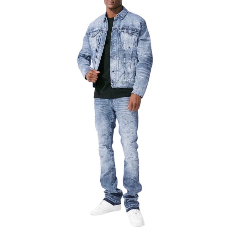 Jordan Craig Desperado Denim Trucker Jacket (True Blue) JJ351R - Image 3