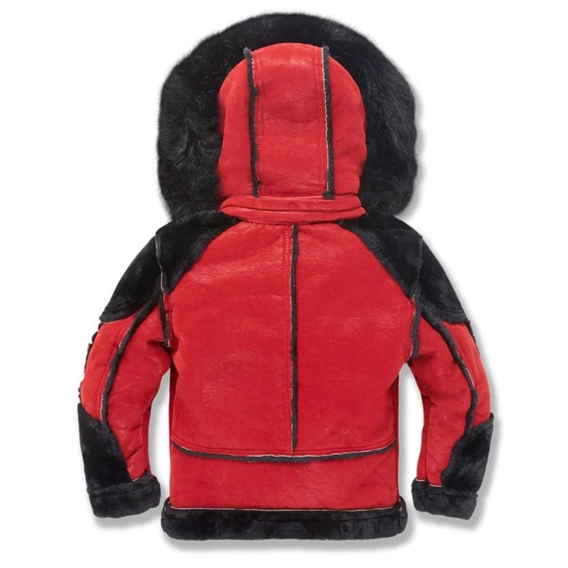 Jordan Craig El Jefe Shearling Moto Jacket (Bred) 91536B - Image 2