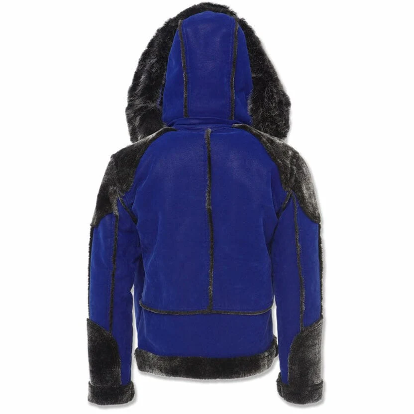 Jordan Craig El Jefe Shearling Moto Jacket (Racer Blue) 91590 - Image 6