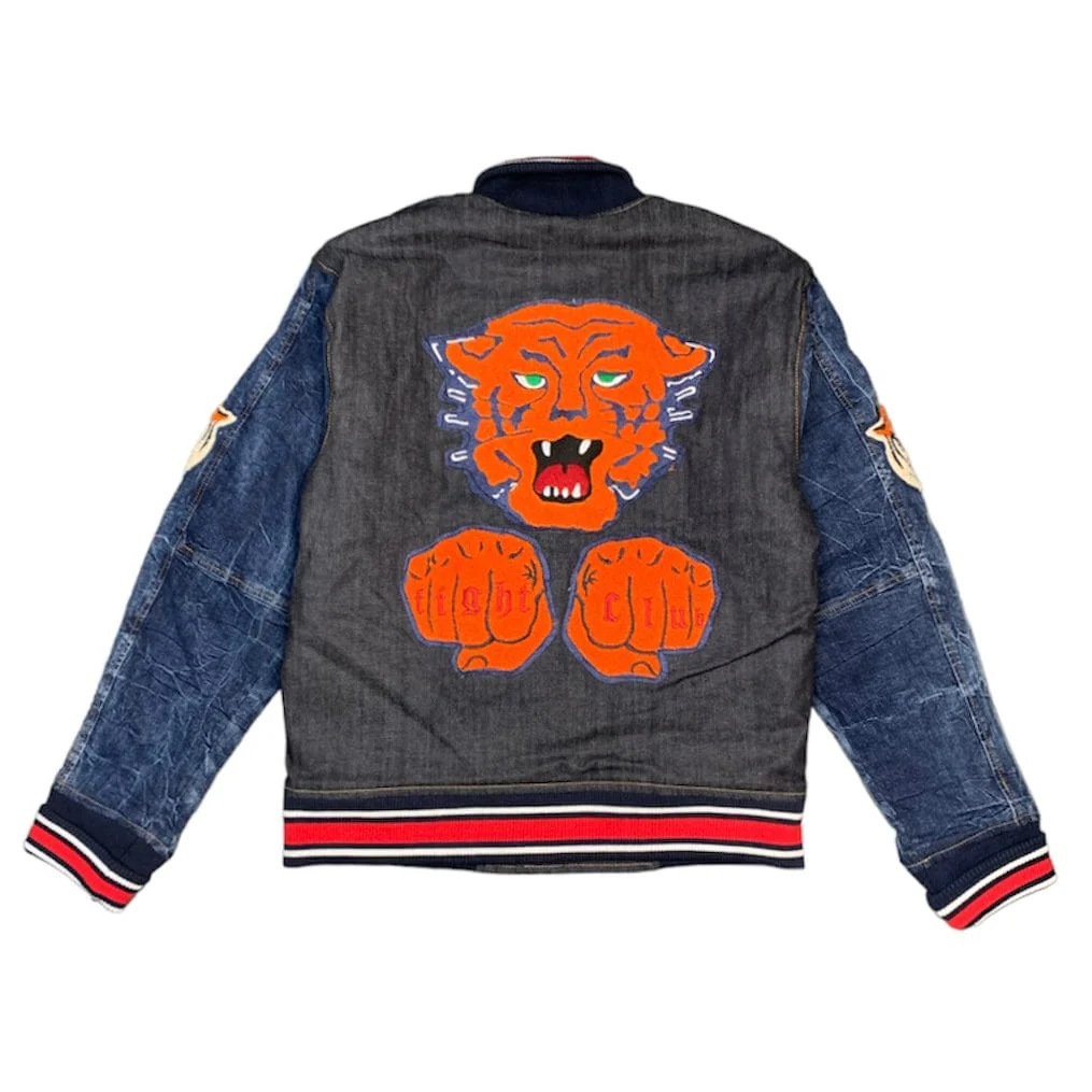 Jordan Craig Fighting Club Varsity Jacket (D/Blue) - 91628 - Image 2