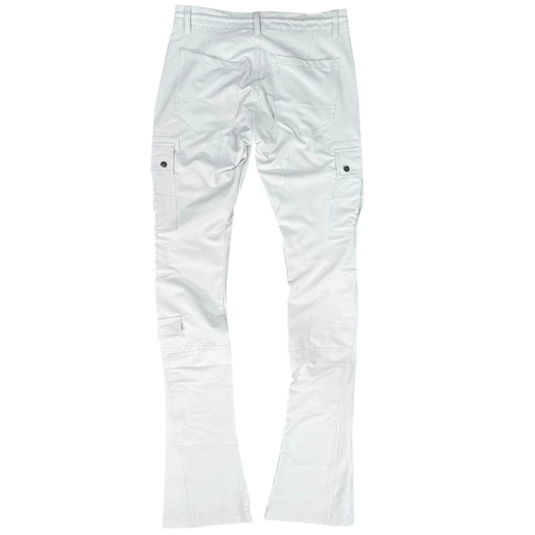 Jordan Craig Flare Flight Cargo Pants (Light Grey) JTF219 - Image 2