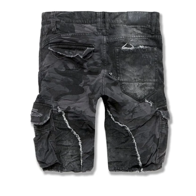 Jordan Craig Freedom Denim Cargo Shorts (Black Camo) 4397C - Image 3