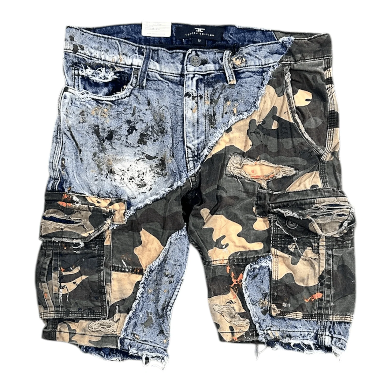 Jordan Craig Freedom Denim Cargo Shorts (Woodland) 4397C