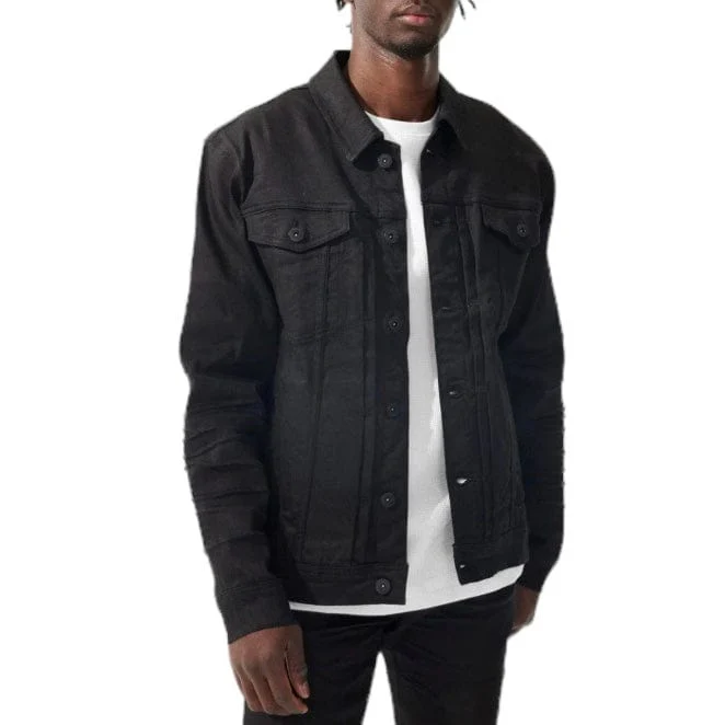 Jordan Craig Gaucho Denim Trucker Jacket (Black) JJ1152 - Image 3