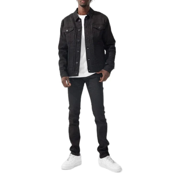 Jordan Craig Gaucho Denim Trucker Jacket (Black) JJ1152 - Image 4