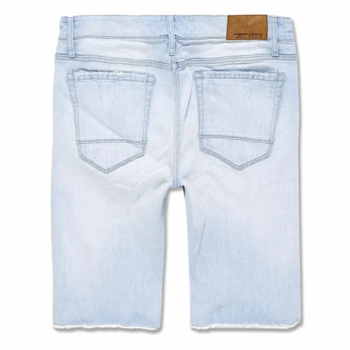 Jordan Craig Hartford Denim Shorts (Ice Blue) J3192S - Image 2