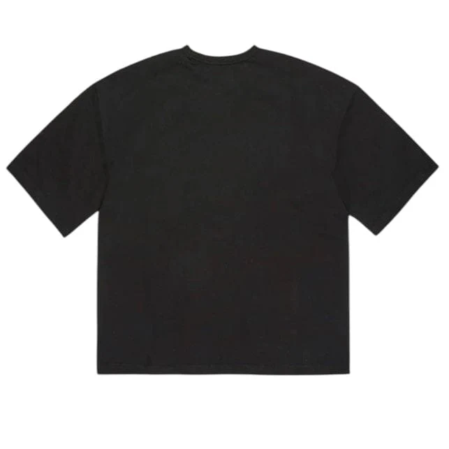 Jordan Craig Heavyweight Cropped Boxy T Shirt (Black) 9205A - Image 4
