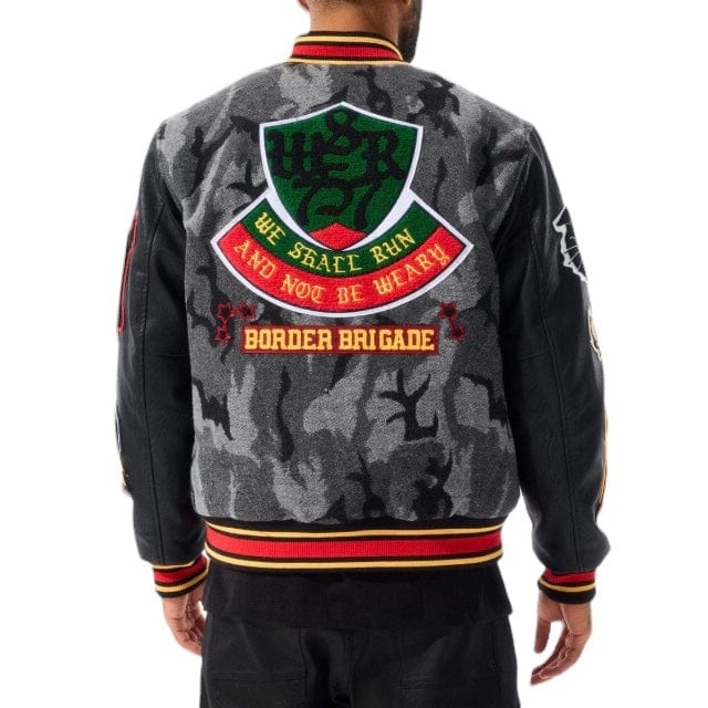 Jordan Craig Hellcat Varsity Jacket (Black Camo) 91646 - Image 3