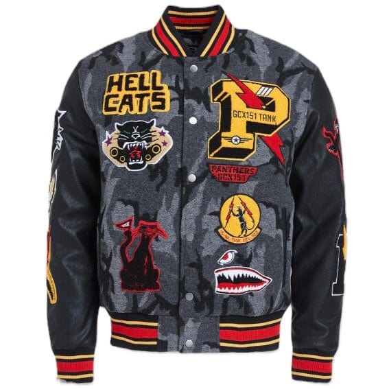 Jordan Craig Hellcat Varsity Jacket (Black Camo) 91646 - Image 5