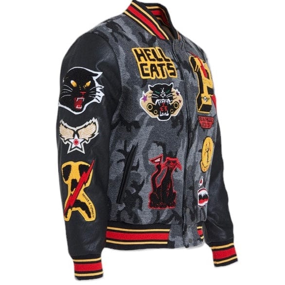 Jordan Craig Hellcat Varsity Jacket (Black Camo) 91646 - Image 6