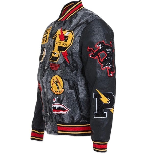 Jordan Craig Hellcat Varsity Jacket (Black Camo) 91646 - Image 7