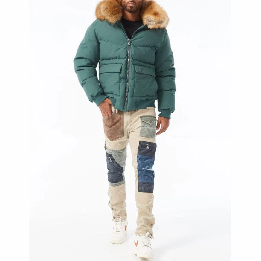 Jordan Craig Hollis Bomber Jacket (Army Green) 91541 - Image 2