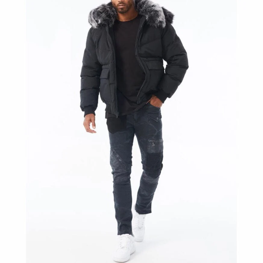 Jordan Craig Hollis Bomber Jacket (Black) 91541 - Image 4