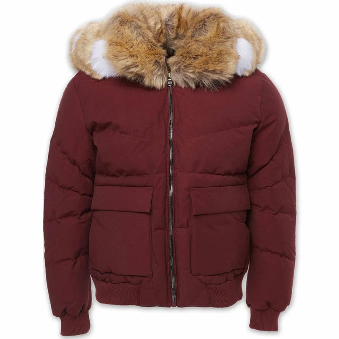 Jordan Craig Hollis Bomber Jacket (Bordeaux) 91541 - Image 5