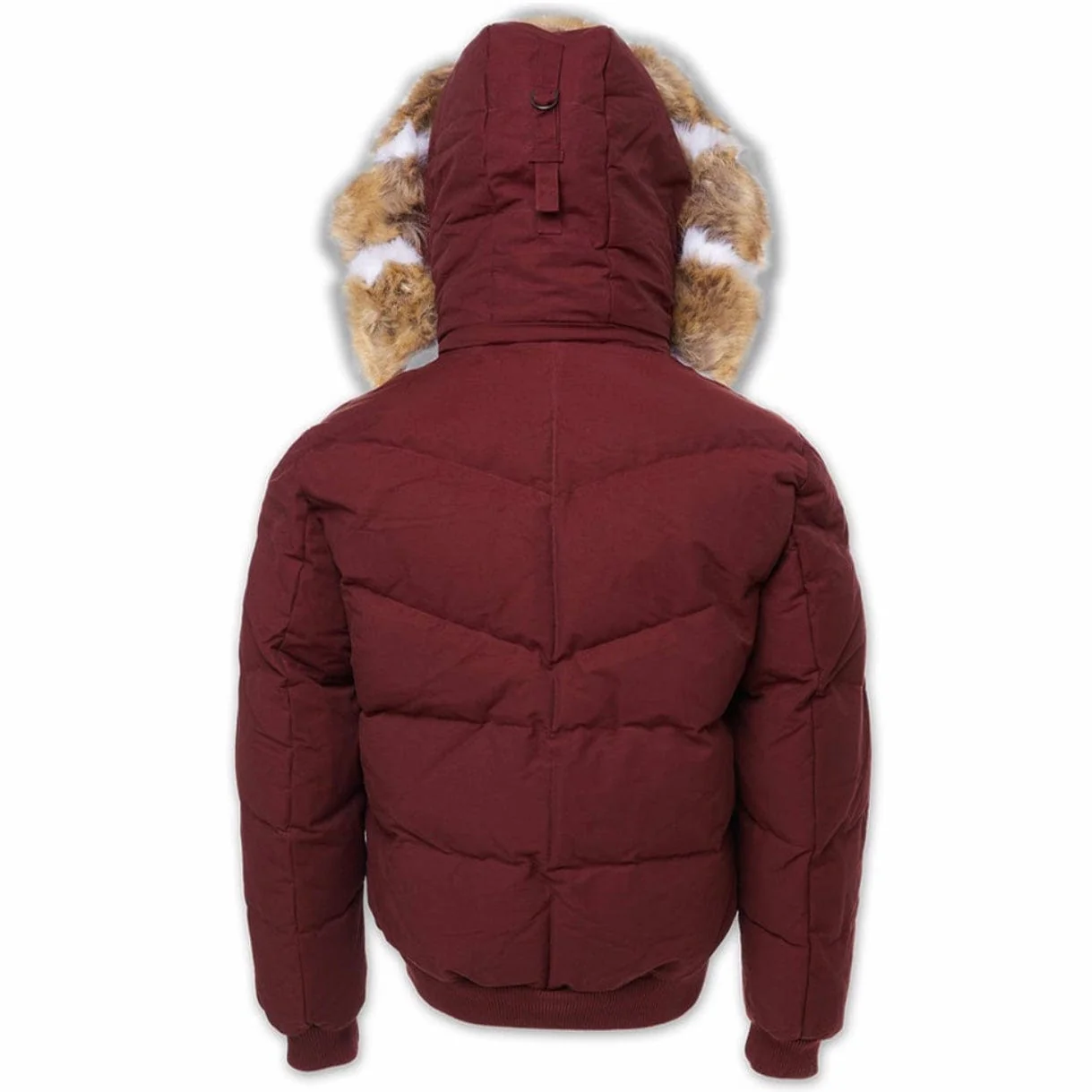 Jordan Craig Hollis Bomber Jacket (Bordeaux) 91541 - Image 7