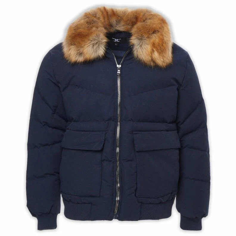 Jordan Craig Hollis Bomber Jacket (Navy) 91541 - Image 5