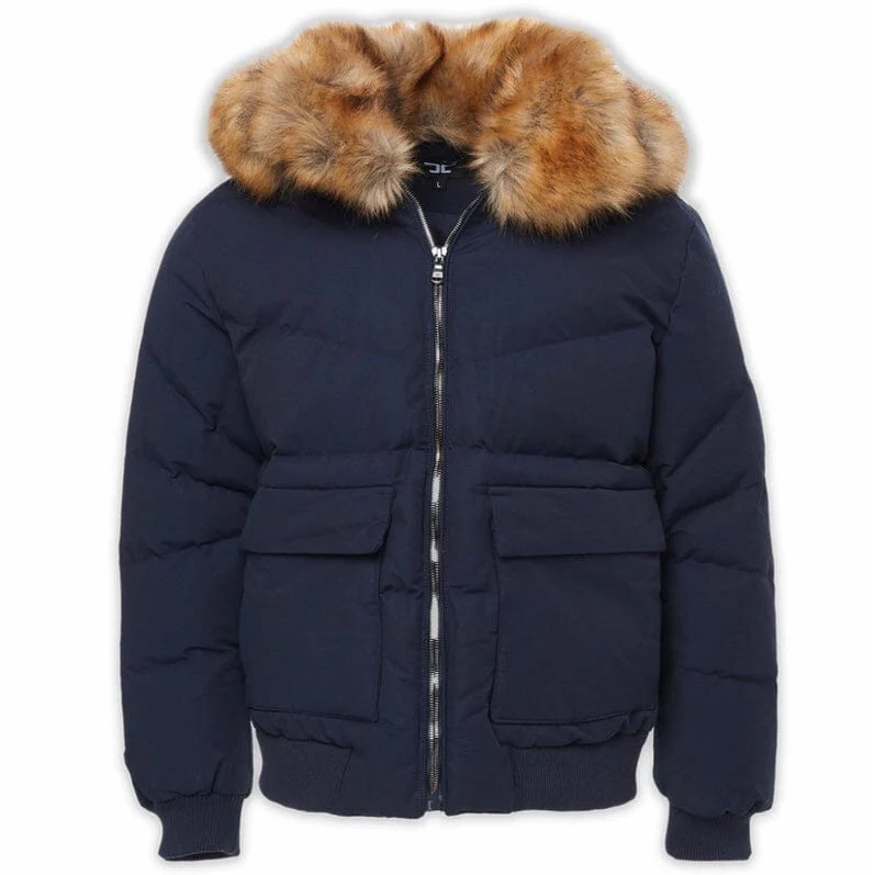 Jordan Craig Hollis Bomber Jacket (Navy) 91541 - Image 6