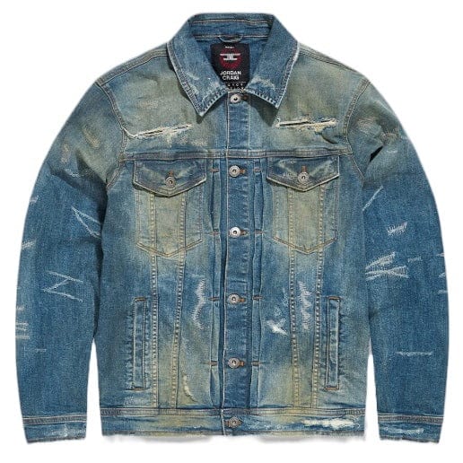 Jordan Craig Hudson Denim Trucker Jacket (Mesa Wash) JJ2273 - Image 2