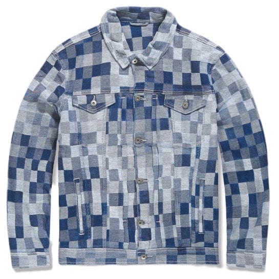 Jordan Craig Illusion Denim Trucker Jacket (Aged Wash) JJ1209 - Image 4