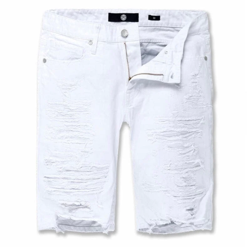 Jordan Craig Ironbound Twill Shorts (White) J3186SA