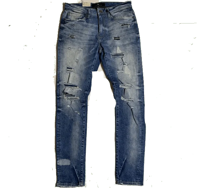Jordan Craig Sean Denim Jean (Destroyed Blue) - JM3287