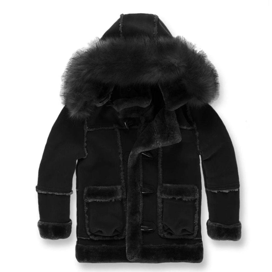 Kids Jordan Craig Shearling Coat (Black) 91400K