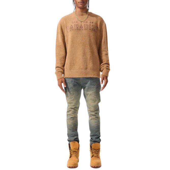 Jordan Craig Lexington Crewneck Sweater (Camel) 3979 - Image 3