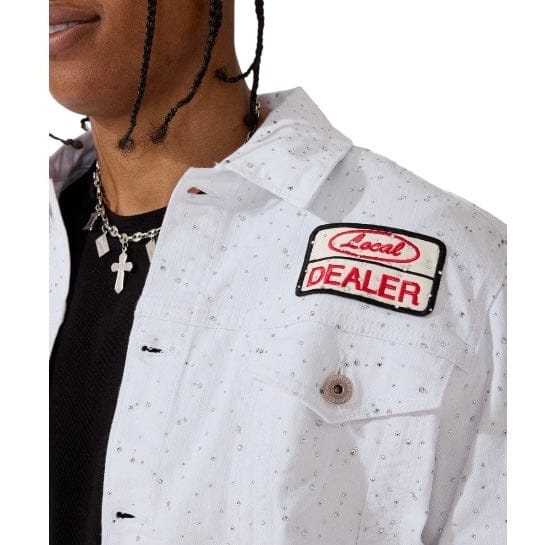 Jordan Craig Local Dealer Trucker Jacket (White) JJ2339A - Image 3
