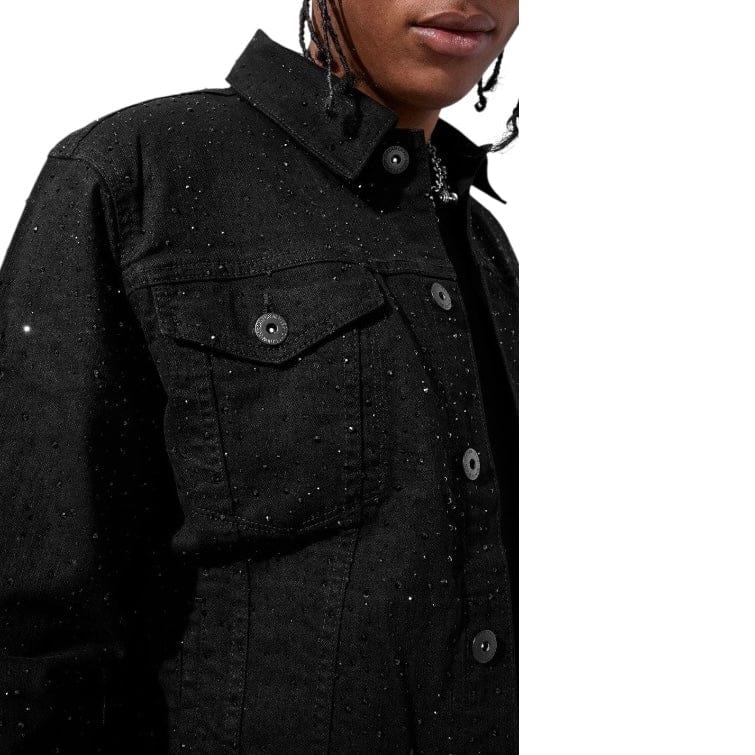 Jordan Craig Magic City Denim Trucker Jacket (Jet Black) JJ2340A - Image 2