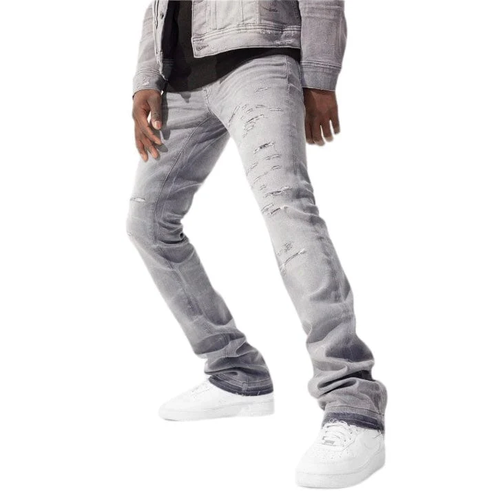 Jordan Craig Martin Stacked Amsterdam Monochrome Denim (Arctic Grey) - Image 3