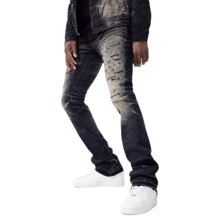 Jordan Craig Martin Stacked Amsterdam Monochrome Denim (Nature Black) - Image 3