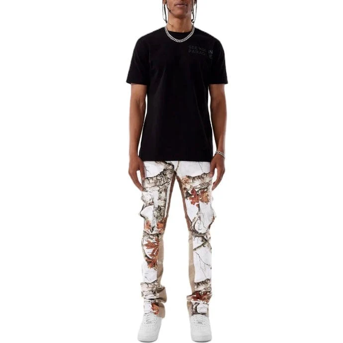 Jordan Craig Martin Stacked Camo Cargo Denim (Snow Camo) JTF223C - Image 3