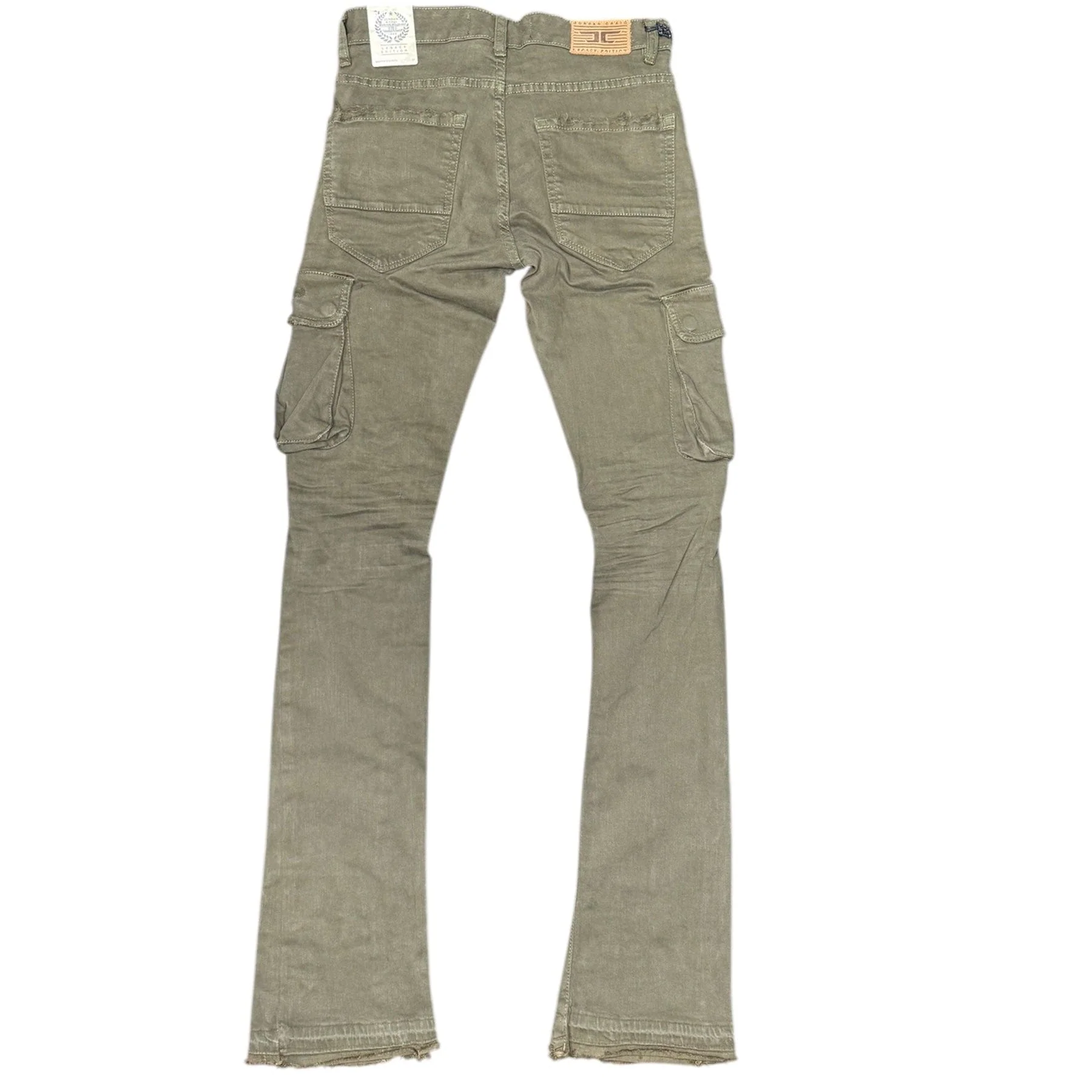Jordan Craig Martin Stacked Cargo Pocket Pants (Army Green) JTF1263 - Image 2