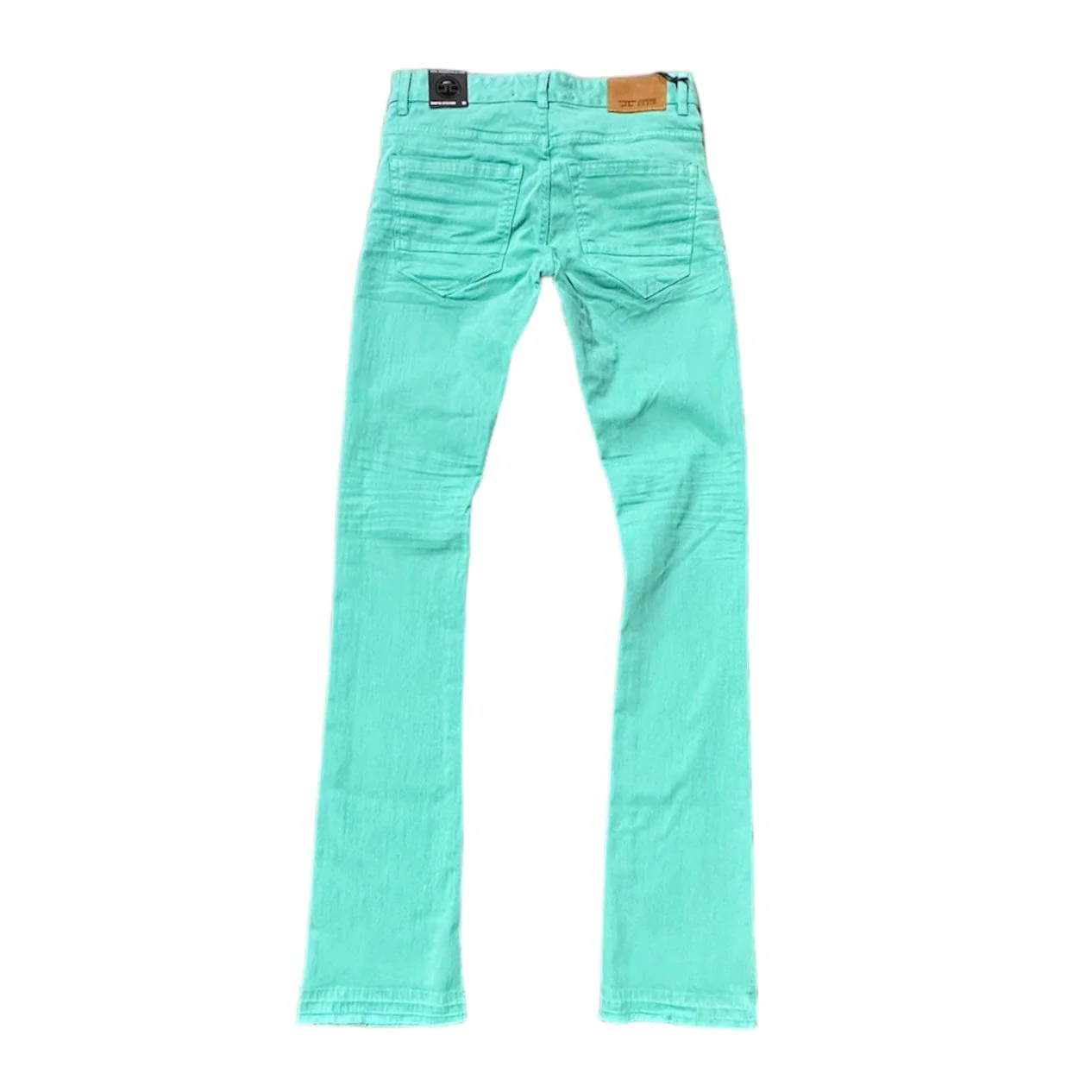 Jordan Craig Martin Stacked Denim Pants (Mint) JTF956 - Image 2