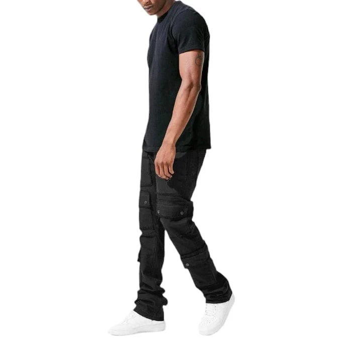 Jordan Craig Martin Stacked El Dorado Cargo Pants (Jet Black) JTF218 - Image 4