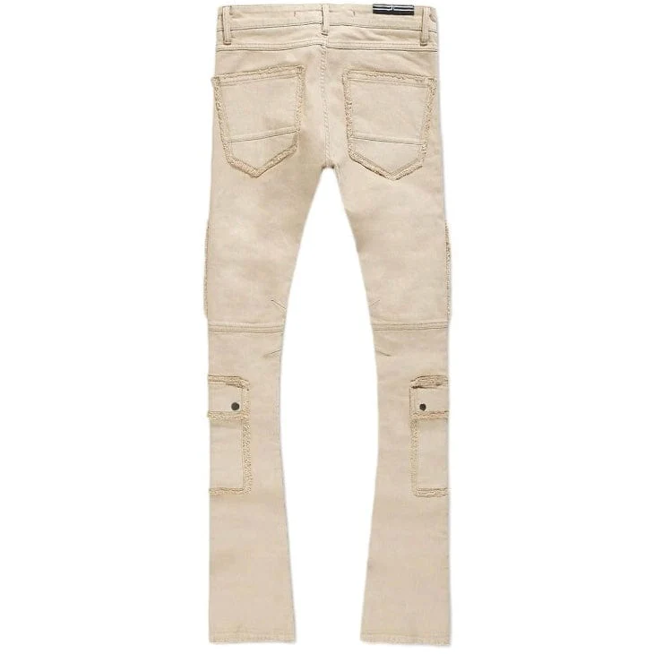 Jordan Craig Martin Stacked El Dorado Cargo Pants (Khaki) JTF218 - Image 2