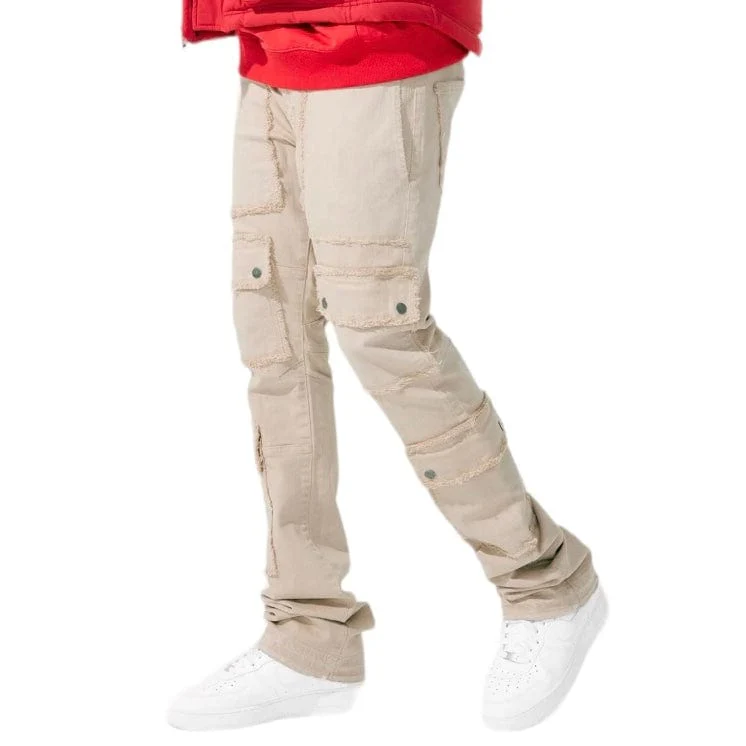 Jordan Craig Martin Stacked El Dorado Cargo Pants (Khaki) JTF218 - Image 3