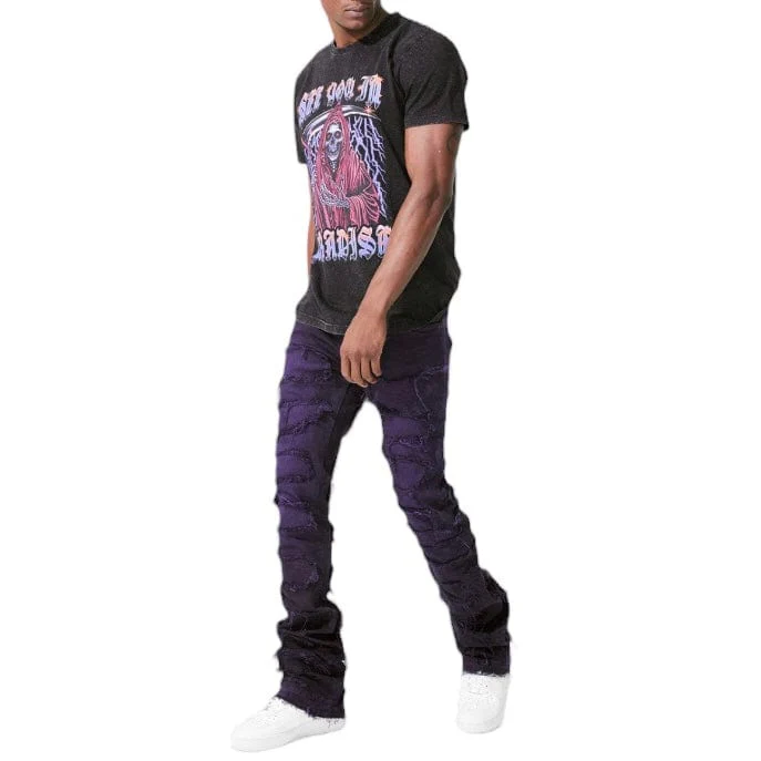 Jordan Craig Martin Stacked Oasis Denim (Purple) JTF1131 - Image 3