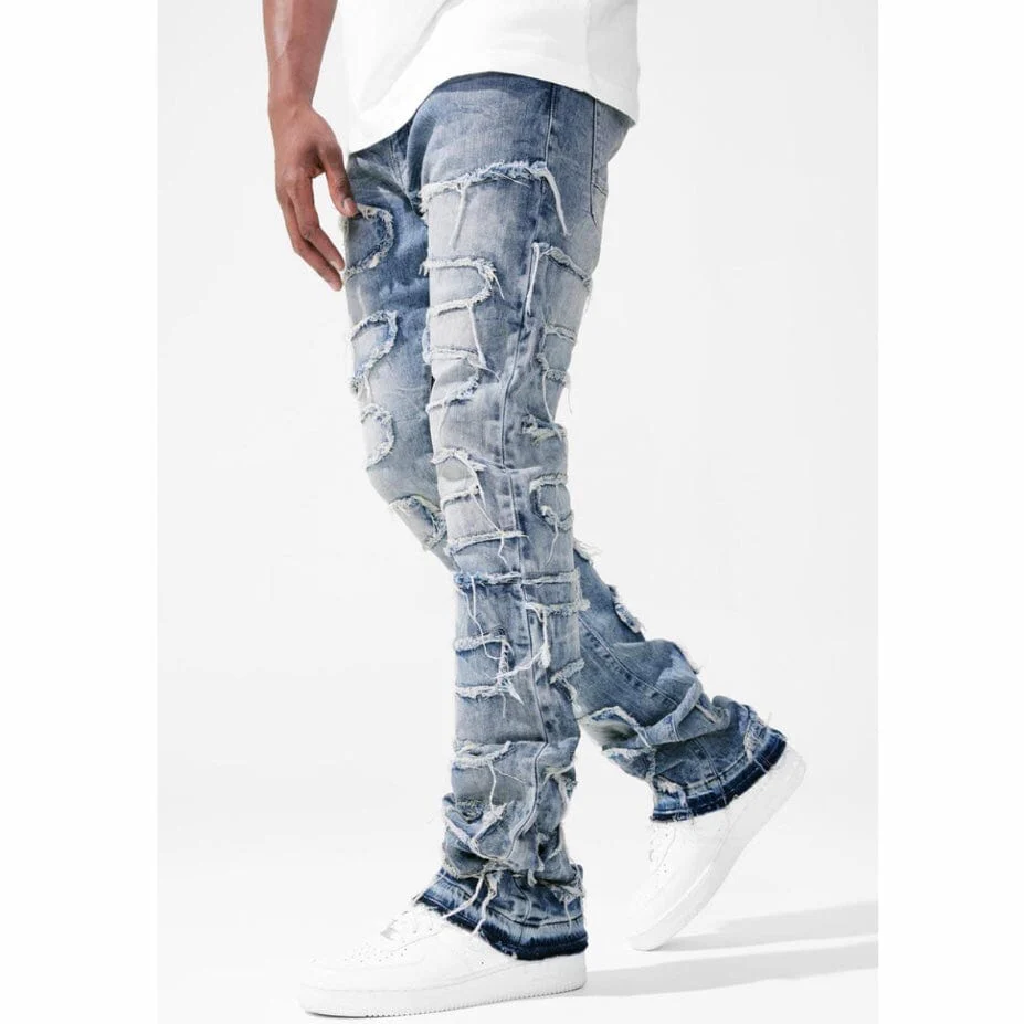 Jordan Craig Martin Stacked Python Denim (Studio Blue) JTF1130 - Image 2