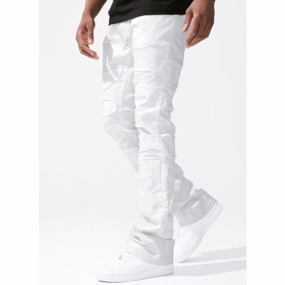 Jordan Craig Martin Stacked Python Denim (White) JTF1130A - Image 2