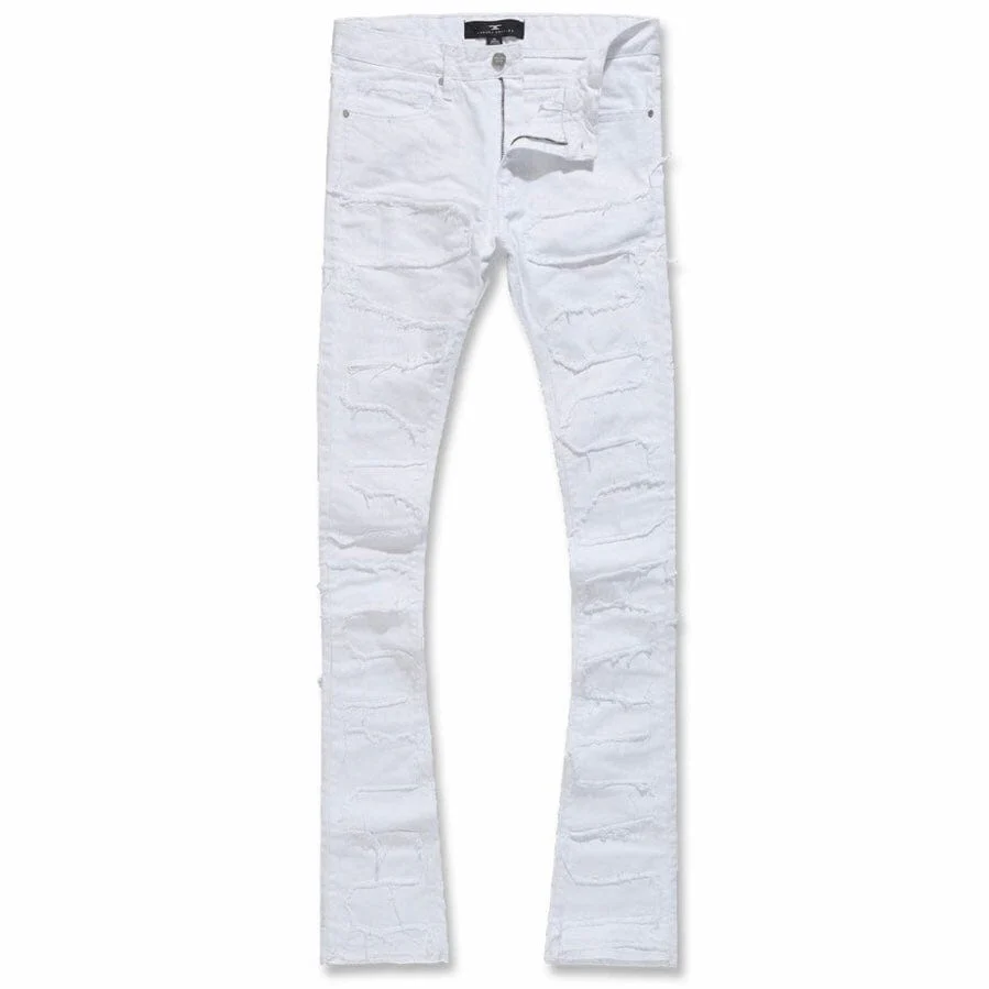 Jordan Craig Martin Stacked Python Denim (White) JTF1130A - Image 4