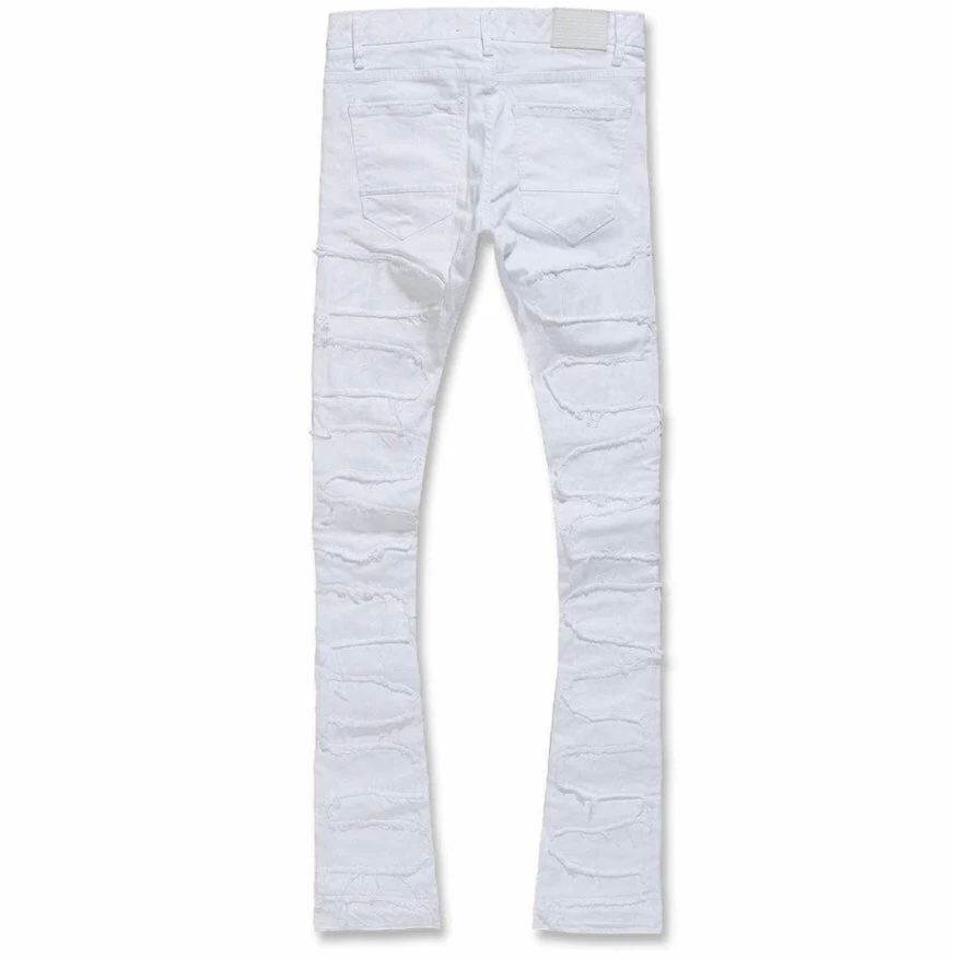 Jordan Craig Martin Stacked Python Denim (White) JTF1130A - Image 5