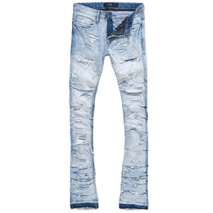 Jordan Craig Martin Stacked Ripple Effect Denim (Sky Blue) JTF1157 - Image 2