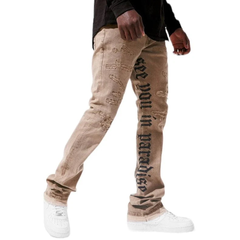 Jordan Craig Martin Stacked See You In Paradise Denim (Khaki) JTF1154A - Image 2