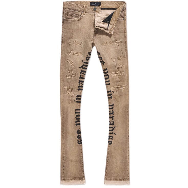 Jordan Craig Martin Stacked See You In Paradise Denim (Khaki) JTF1154A - Image 4